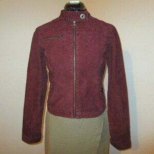 Cute Burgundy Curdoroy Jacket by Mossimo Supply Co.